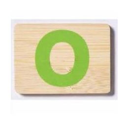 Name Train Bamboo Letter O