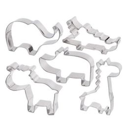 Metal Clay and Dough Cutters Pack of 5