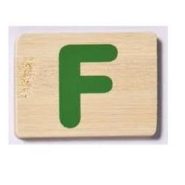 Name Train Bamboo Letter F