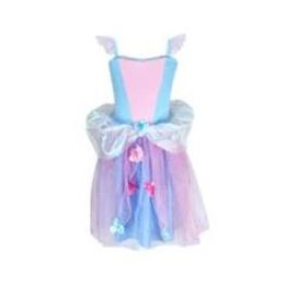 Pink Poppy Flower Fairy Dress Blue 5/6