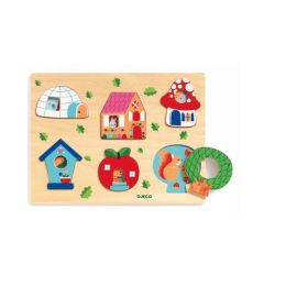 Djeco Coucou-House Wooden Puzzle