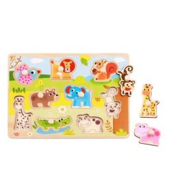 Tooky Toy Animal Peg Puzzle