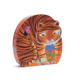 Djeco 24pc Silhouette Tiger Walks Puzzle
