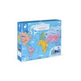 Janod 350pc Educational World Puzzle (d)