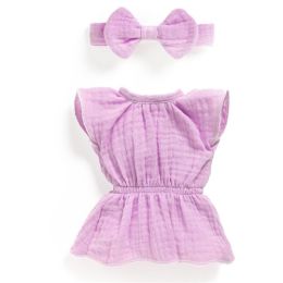 Djeco Lovely Doll Pomea Outfit Violette Dress & Ribbon