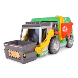 MAXX Action Motorised 'Lights & Sounds' 3-n-1 Recycle Truck with 16 accessories