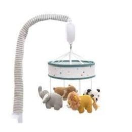 Lolli Living Musical Cot Mobile Day At The Zoo