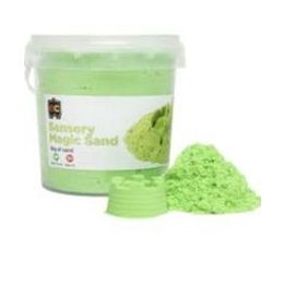 Sensory Magic Sand 1kg Tub Green