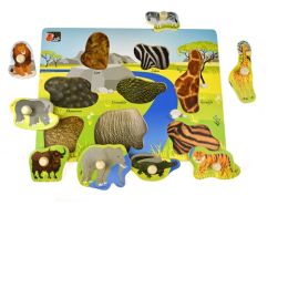 2 In 1 Wild Animal Peg Puzzle