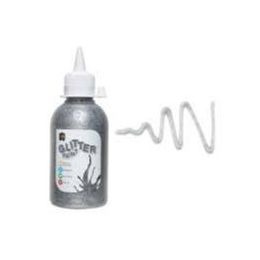 Glitter Paint 250ml Silver (d)