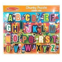 Melissa & Doug Jumbo Abc Chunky Puzzle (d)