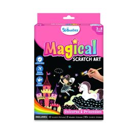 Skillmatics Magical Scratch Art Unicorns & Princesses