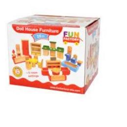 Fun Factory Doll House Furniture Set 26p