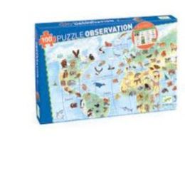 Djeco 100pc Observation World Animal