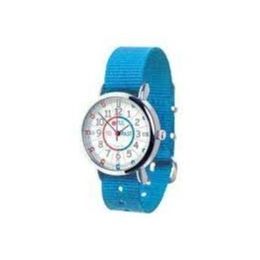 Easy Read Watch Past/to Red/Blue Light Blue Strap