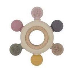 Playground Silicone Multi Surface Teething Rose