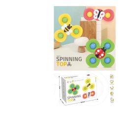Suction Spinning Tops - Insects