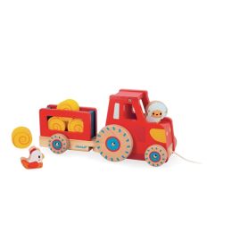 Janod Wooden Tractor Pull Along