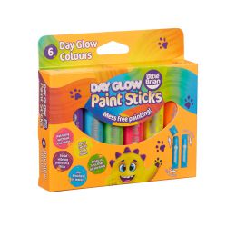 Little Brian Paint Sticks Day Glow 6pk