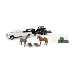 John Deere 1:32 RSX860I Gator & Hauling Set With Ford Pickup