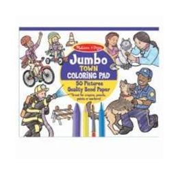 Melissa & Doug Jumbo Colouring Pad Town