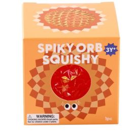 J'adore Spiky Orb Squishy Ball Orange