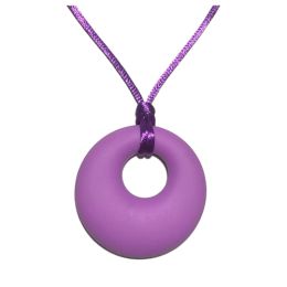 Necklace Sensory Chew – Circle Purple