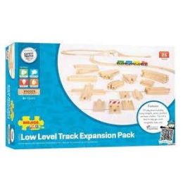 Bigjigs Low Level Track Expansion Set