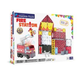 Magna-Tiles Fire Station 50pc
