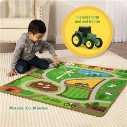 John Deere Farm Playmat With Tractor