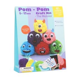 Tookyland Pom Pom Monster Craft Kit