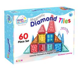 Magic Sensory Magnetic Diamond Tiles 60pc