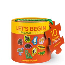 Crocodile Creek Let's Begin 2pc Puzzle Aussie Animals