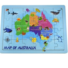 24pc 2 In 1 Australian Map Puzzle