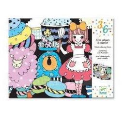 Djeco Velvet Colouring Sweet Parade (d)