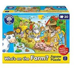 Orchard Toys 20pc Who's On The Farm Jigsaw