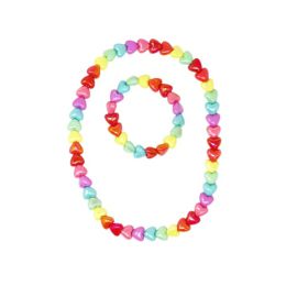 Rainbow Colour Blast Necklace and Bracelet Set