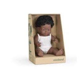 Miniland 38cm Downs African Boy Dressed (d)