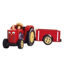 Le Toy Van Farmyard Tractor & Trailer