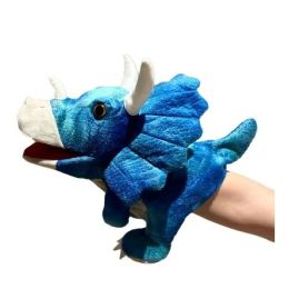 Plush Hand Puppet Triceratops