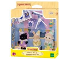 Sylvanian Nursery Friends Sleepover Party Trio
