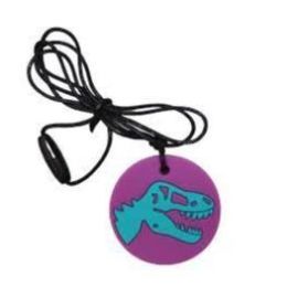 Jellystone Chewable Pendant Dino Purple