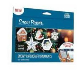 Snow Paper Xmas Ornaments