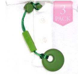Shirt Saver – Button Hole – Circle – 3 pack Green