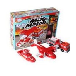 Magnetic Mix Or Match Vehicles Fire & Rescue