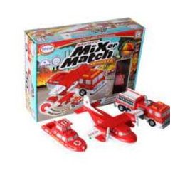 Popular Magnetic Mix Or Match Vehicles Fire & Rescue