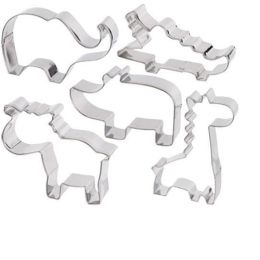 Metal Clay and Dough Cutters African Animals Pack of 5