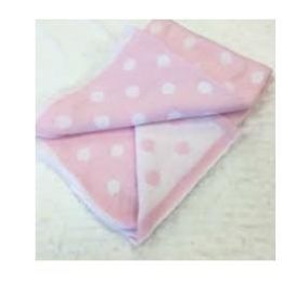 Baby Blanket Dottie Pink (d)