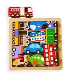 Kiddie Connect Vehicles Chunky Puzzle
