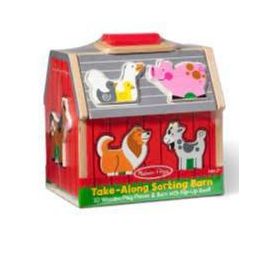 Melissa & Doug Take Along Sorting Barn